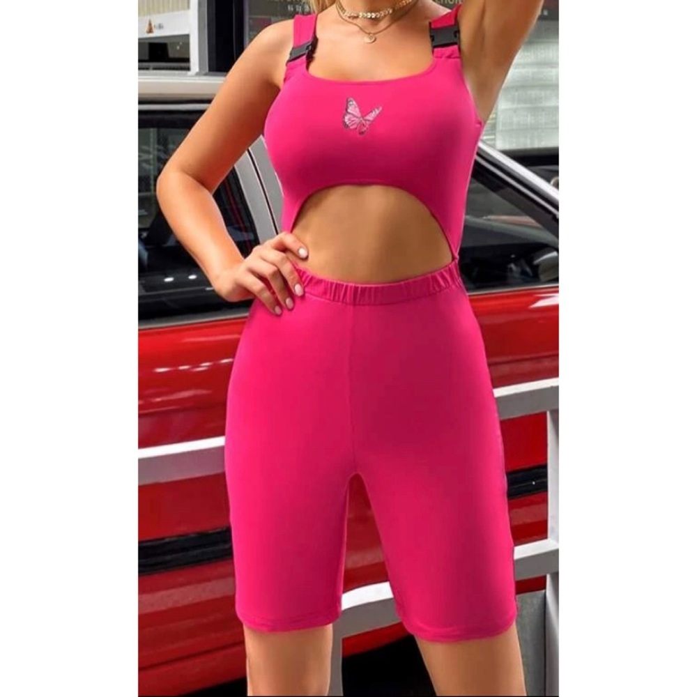 Butterfly Cut Out Romper